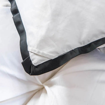 3D Luxury Quilted 100% High Rank Goose Down Duvet Quilt King Queen Full Size Comforter Winter Thick Blanket Solid Color.