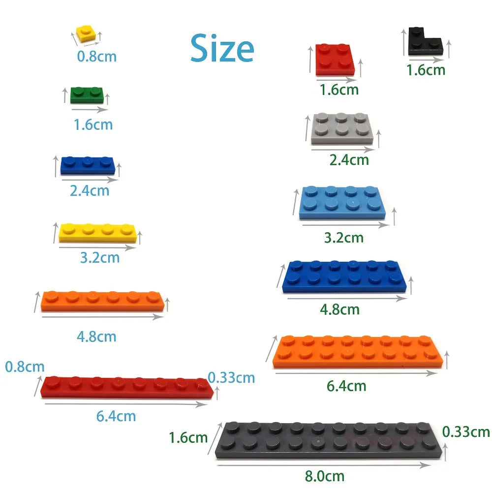 20/50pcs DIY Building Blocks 2x2x10 Support Colum Bricks Educational Plastic Toys for Children Size Compatible With 58827 Gifts.