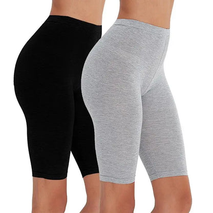 2pcs/3pcs Pack Eco-Friendly Viscose Spandex Legging Shorts For Woman Fitness Active Wear Very Soft Comfortable  M30181