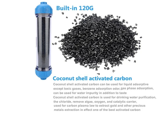 T33 Housing DIY Fill Shell With Filter Cartridge Alkaline balls/Maifan Stone/activated carbon/Resin/KDF for Aquarium purifier