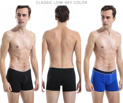 4 stücke schwarz Herren Unterwäsche Männer boxershorts Baumwolle Unterwäsche für mann Boxer Sexy Männliche Unterhose Schlüpfer der Männer marke