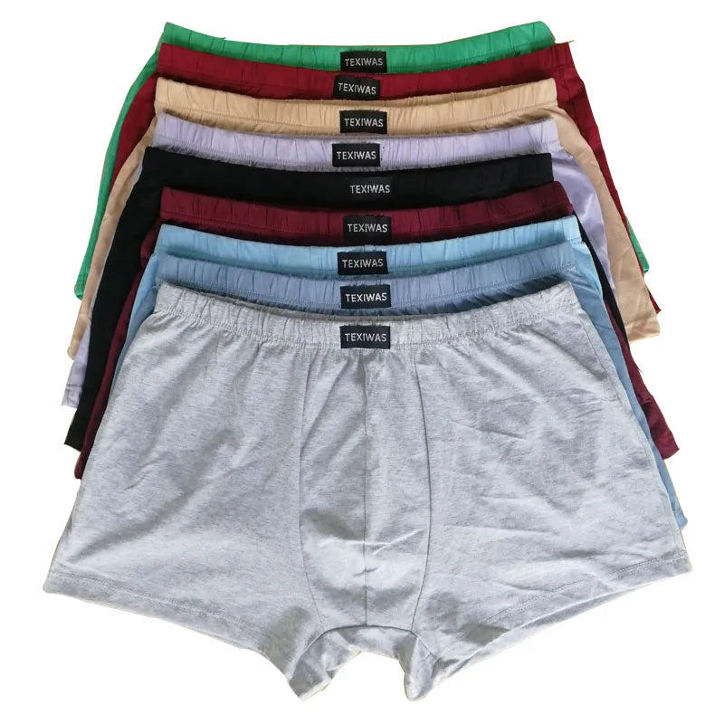 100 % Baumwolle, große Unterhosen, Herren-Boxershorts, große Shorts, atmungsaktive Baumwollunterwäsche, 5XL, 6XL, 4 Stück/Menge