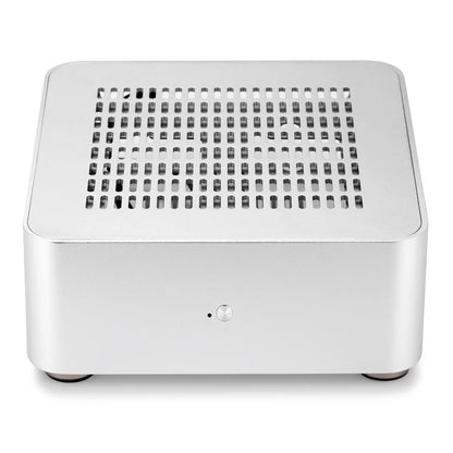 RGEEK L80S All Aluminum Chassis Small Desktop Computer Case PSU HTPC Mini-ITX PC Houses With Power Supply.