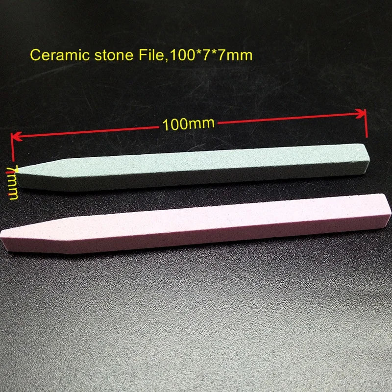 2pcs/lot Practical Stone Ceramic Nail Files Pumice Cuticle Remover Trimmer Nail Buffer Saws Art Manicure Tools.