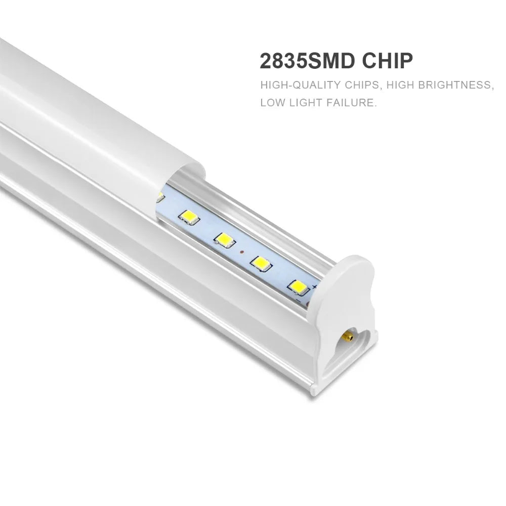 Led Tube Light With Switch Wire 110V 220V 6W Lighting T5 Bar Lamps 29cm For Living Room Bedroom Closet Kitchen Lamp.