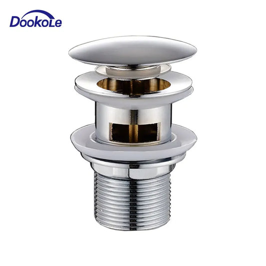 Bad Eitelkeit Waschbecken Pop Up Abfluss mit Überlauf, Wasserhahn Schiff Pop Up Abfluss Stopper