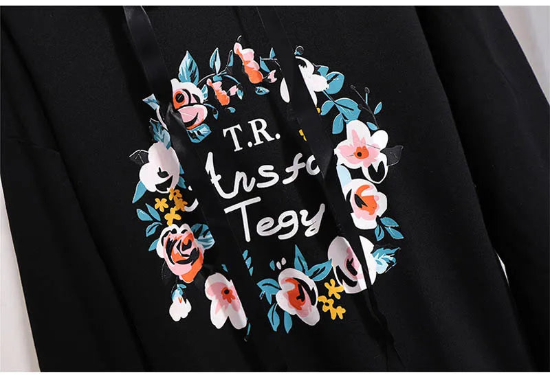 150Kg Plus Größe frauen Frühling Herbst Mit Kapuze Gedruckt Sweatshirt Büste 155cm 6XL 7XL 8XL 9XL 10XL Lange-ärmeln Top Schwarz Weiß.
