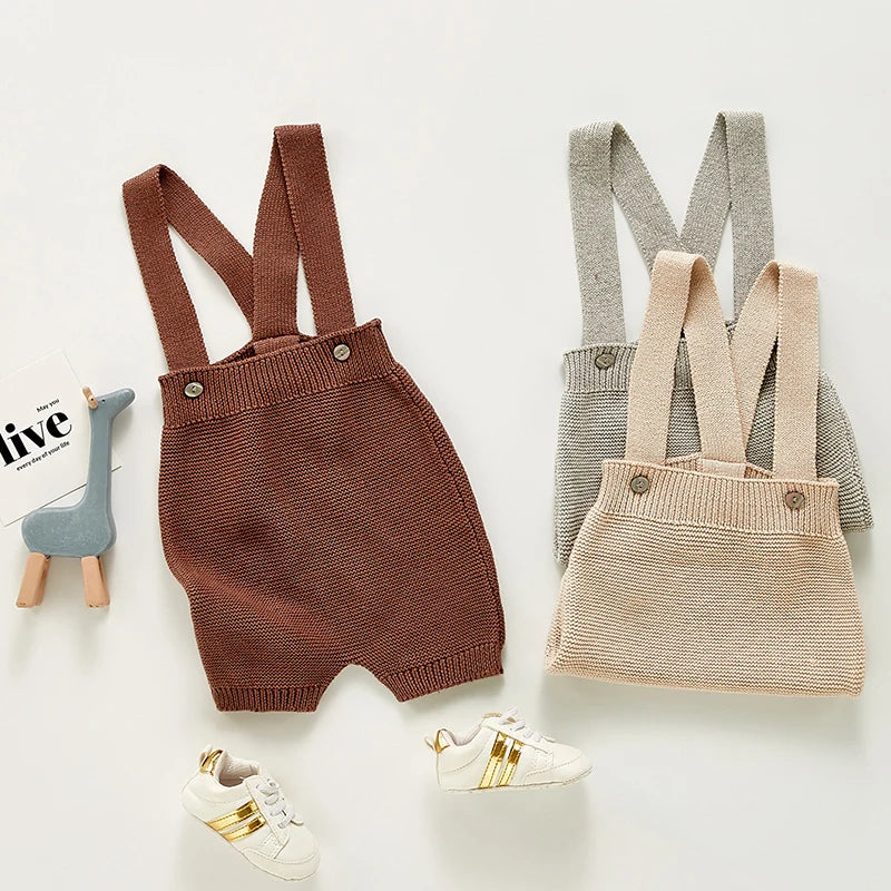2022 Baby Strampler Sleeveless Herbst Kleinkind Mädchen Jungen Overall Gestrickte Solide Neugeborenen Kinder Kleidung Super Weiche Ein Stück Gesamt.