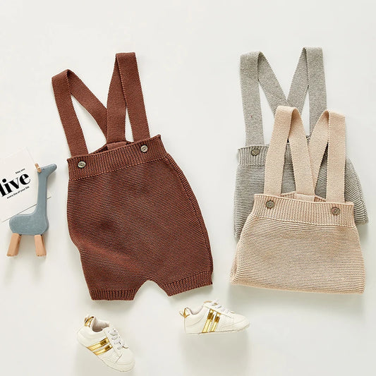 2022 Baby Strampler Sleeveless Herbst Kleinkind Mädchen Jungen Overall Gestrickte Solide Neugeborenen Kinder Kleidung Super Weiche Ein Stück Gesamt.