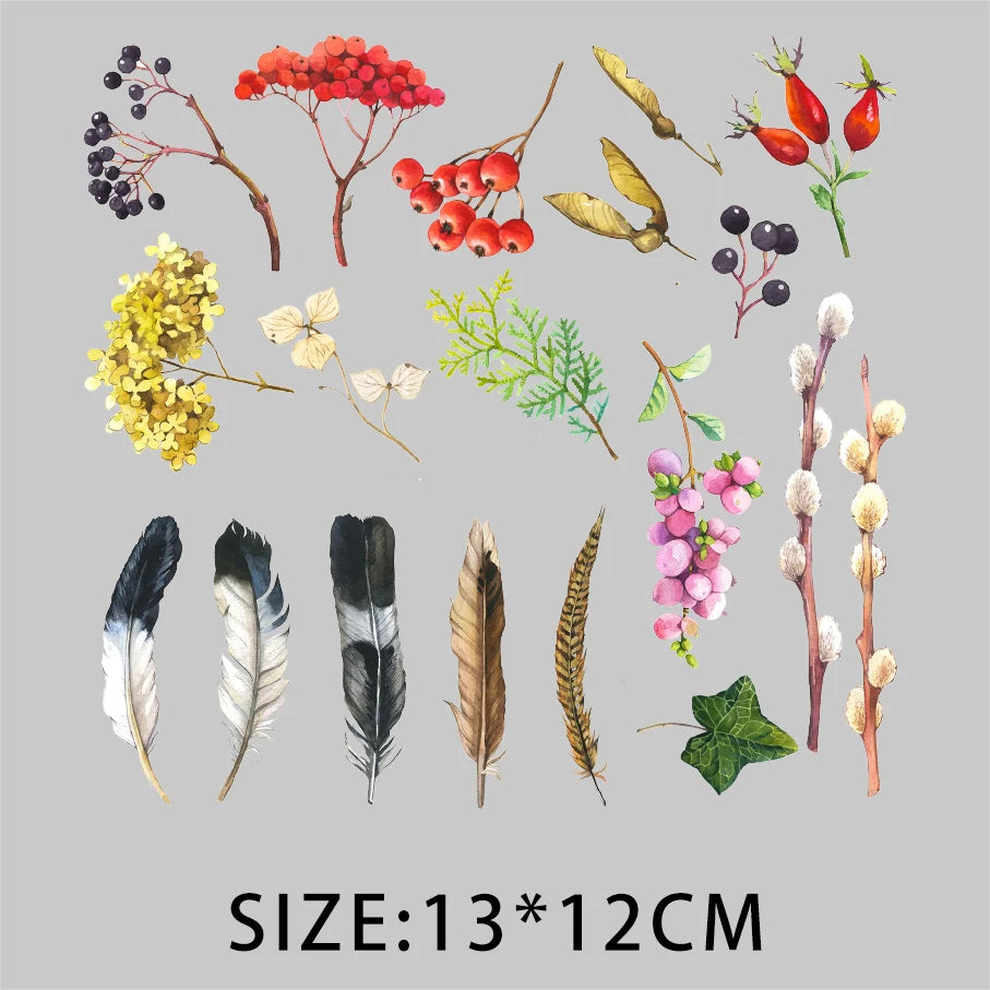 Cartoon Pflanze Blumen Aufkleber Wärmeübertragung PVC Patch Hitzeempfindliche Patches Bügelaufkleber auf Kleidung DIY Applikationen