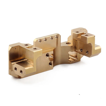 INJORA Heavy Brass Counterweight Portal Drive Housing Bumper Holder Axle Mount for RC Crawler TRX4 TRX-4 TRX6 Upgrade Parts