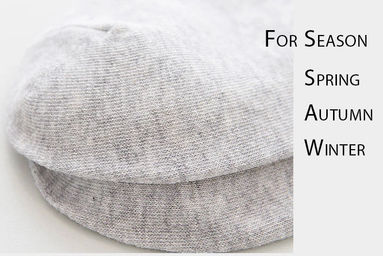 HSS 5/10 Pairs Men's Cotton Blend Socks Black Business Men Socks Soft Breathable Summer Winter for Male Socks Plus Size (6.5-14)