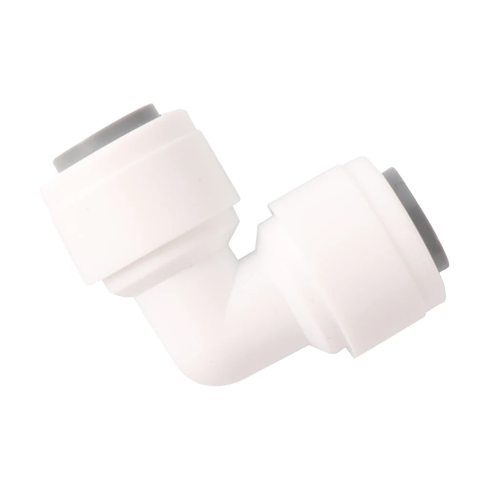 10Pcs 1/4” Slip Lock Quick Access Garden Water Connector Tee Elbow Straight PE Pipe Connector Water Filter Reverse Osmosis Parts