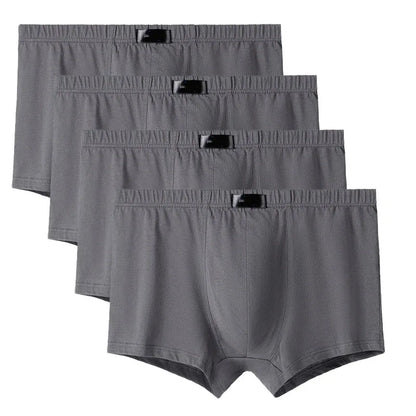 4 Teile/los Schlüpfer der Männer Männliche Unterhose Shorts Boxer Unterwäsche Slip Baumwolle Große Größe 5XL 6XL