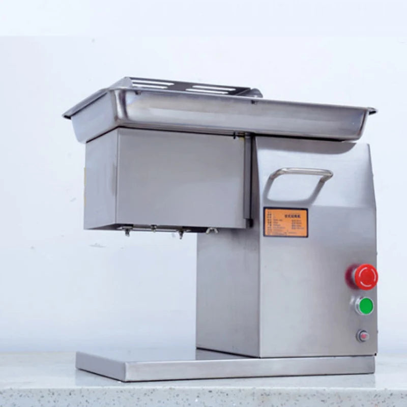 Meat Slicer Stripping Cutter Machine,Fresh Meat Cube Dicer Cutting Machine 110/220V 400kg/h.