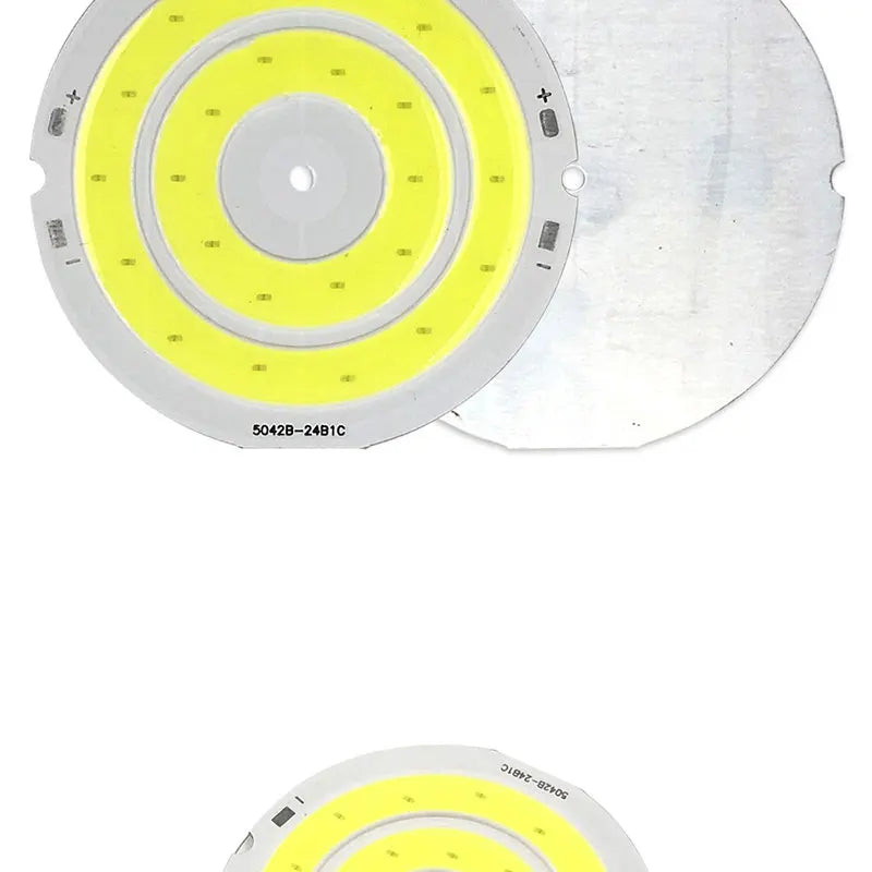3V LED-Licht, 50 mm Durchmesser, runder COB-Chip, Doppelring-LED-Lampe, 3,7 V, 5W LED-Birne für DIY-Arbeitsscheinwerfer, Hausdekor-Beleuchtung.