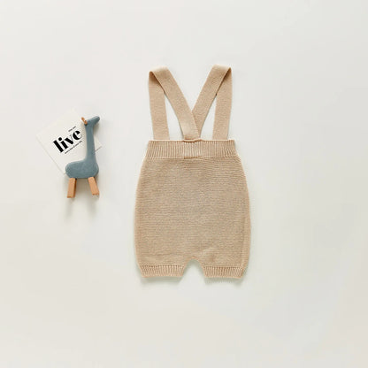 2022 Baby Strampler Sleeveless Herbst Kleinkind Mädchen Jungen Overall Gestrickte Solide Neugeborenen Kinder Kleidung Super Weiche Ein Stück Gesamt.