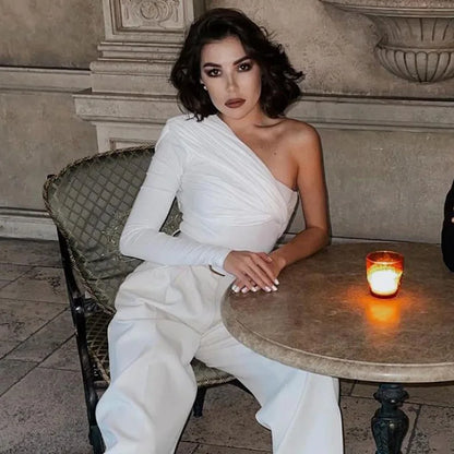 Y2k Sexy Elegant Summer Party Club Patchwork Bodysuit traf 2023 woman Sleeveless Rompers One Pieces Female White Tanks Clothing.