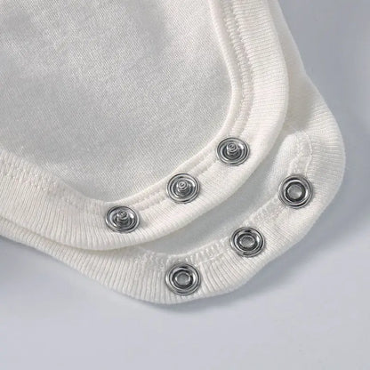 Winter Herbst Baumwolle Baby Strampler Weiß Langarm Bodys für Kind Baby Mädchen Jungen Kleidung.