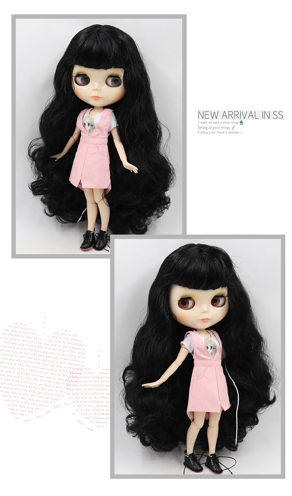 ICY DBS blyth doll 1/6 bjd toy joint body white skin shiny & matte face 30cm on sale special price toy gift anime doll.