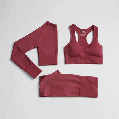 2022 Seamless Yoga Set Workout Clothes for Women Sport Set Outfit Fitness Clothing Gym Clothes Women Set Leggings Sportswear