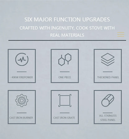 Shaped Single Stove Household Liquefied Petroleum Gas Stove Pulse Electronic Ignition Stove Thickened Stainless Steel Gas Stove.