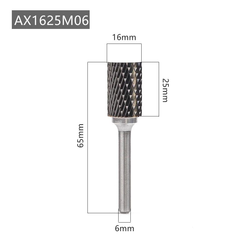 Versery AX Typ Kopf Hartmetall Legierung Dreh Datei Bohrer Fräsen Carving Bit Punkt Grat Stabschleifer Schleif Werkzeuge