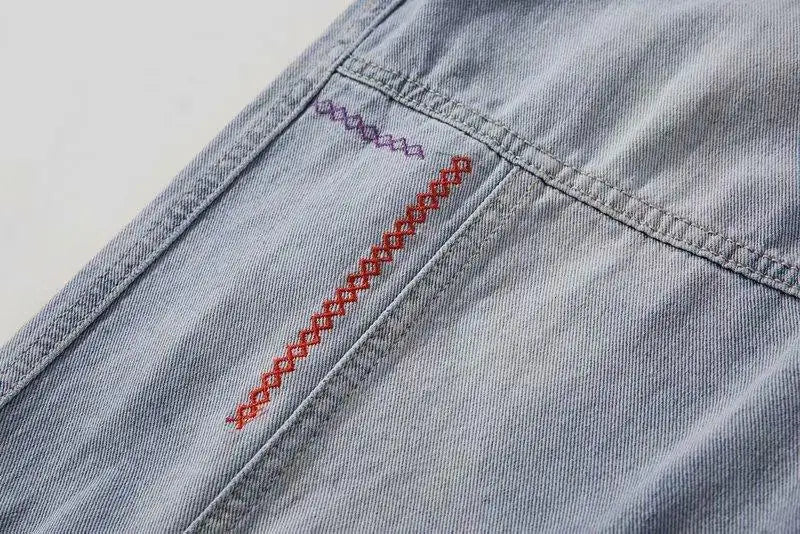 2025 New Streetwear Hip Hop Cargo Pants Men's Jeans Elastic Harun Joggers In Autumn and Spring Men ClothIng.