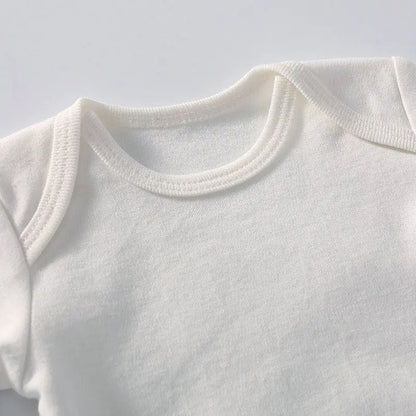 Winter Herbst Baumwolle Baby Strampler Weiß Langarm Bodys für Kind Baby Mädchen Jungen Kleidung.
