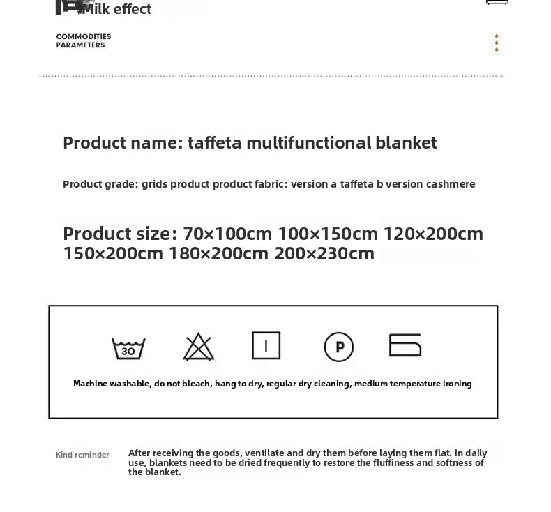 Lamb Fleece Double-Sided Velvet Blanket Double-Layer Thickened Woven Polyester Wearable Blanket