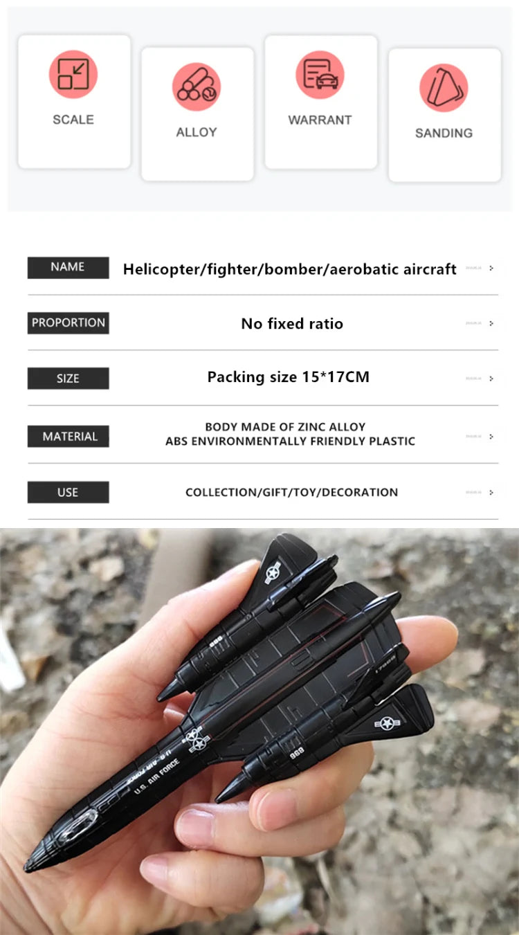 Maisto original model airplane die-casting  metal toy gift collection transport airplane fighter helicopter Games Children toys.