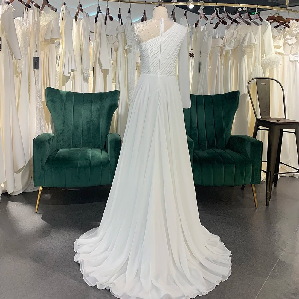 Jancember LSSG068 New Bride Dress Long Cheap Wedding Dresses Princess Wedding Dresses With High Quality.