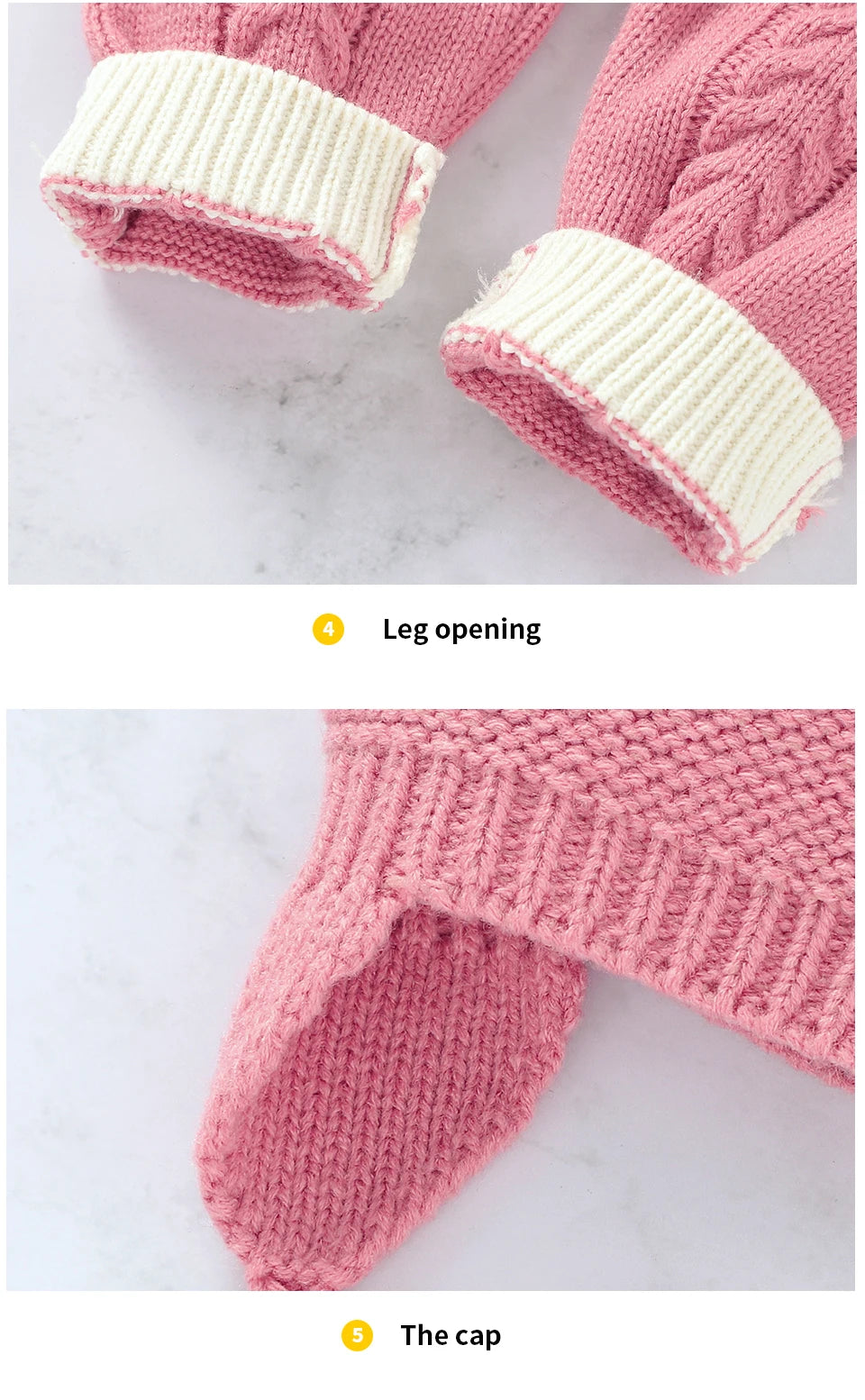 Baby Body Long Sleeve Strick Infant Kinder Unisex Overalls Kleidung Herbst Kleinkind Junge Overalls Ein Stück Kleinkind Mädchen Overall.