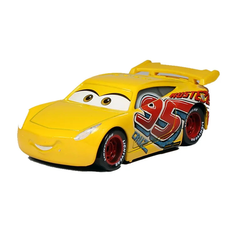 Cars Disney Pixar Cars 2 3 Toy Lightning McQueen Mater Sheriff Alloy Metal Model Car 1:55 Metal Toys Vehicles Boy Children Gifts