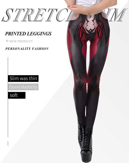 NADANBAO Women Leggings Gothic Style Anime Printed High Quality Leggings Fashion Elastic Pants Sporting Fitness Yoga Pants.
