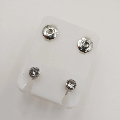12Pairs Medical Earrings Piercing Tools Set Crystal Ear Stud Surgical Steel Stopper for Body Ear Piercing Gun Fashion Jewelry.
