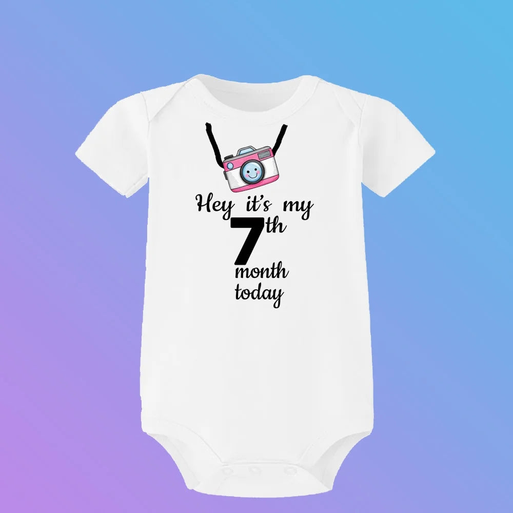 Monatlicher Meilenstein-Baby-Wachstums-Body, cooler Junge, 1–12 Monate, Einteiler, Babyparty, Geschenk, Monatsbilder, monatliche Overall-Kleidung.