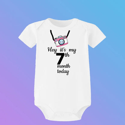 Monatlicher Meilenstein-Baby-Wachstums-Body, cooler Junge, 1–12 Monate, Einteiler, Babyparty, Geschenk, Monatsbilder, monatliche Overall-Kleidung.