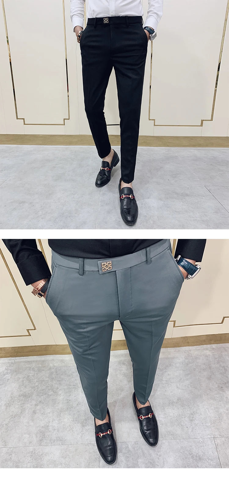 Frühling und Herbst männer Hosen Mode Koreanische Dünne männer Casual Knöchel Hosen Streetwear männer Hosen männer Schwarz grau.