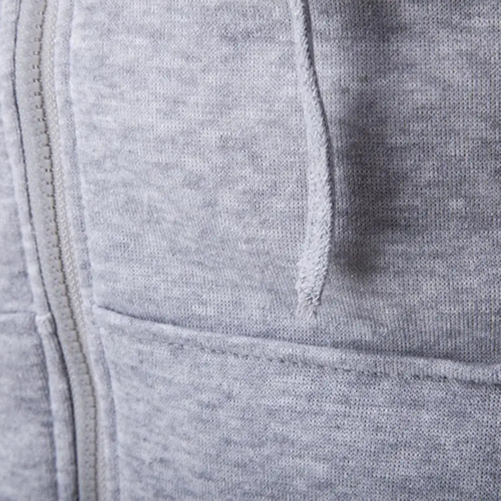 Autumn Men Sweatshirts Long Sleeve Jacket Hoodie Zipper Closure Jacket Male Hoodies Sweatshirt Slim Fit Male Clothing.