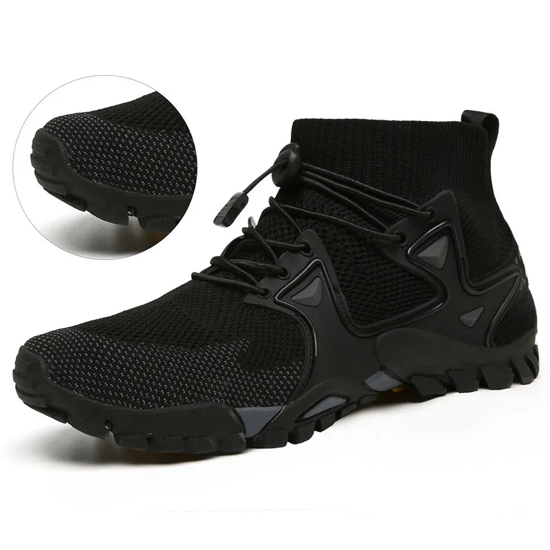 Summer Men's Casual Shoes Mesh Breathable Men's Sneakers Outdoor Slip-On Men's Shoes Lightweight Men's Wading Shoes Hot Sale.