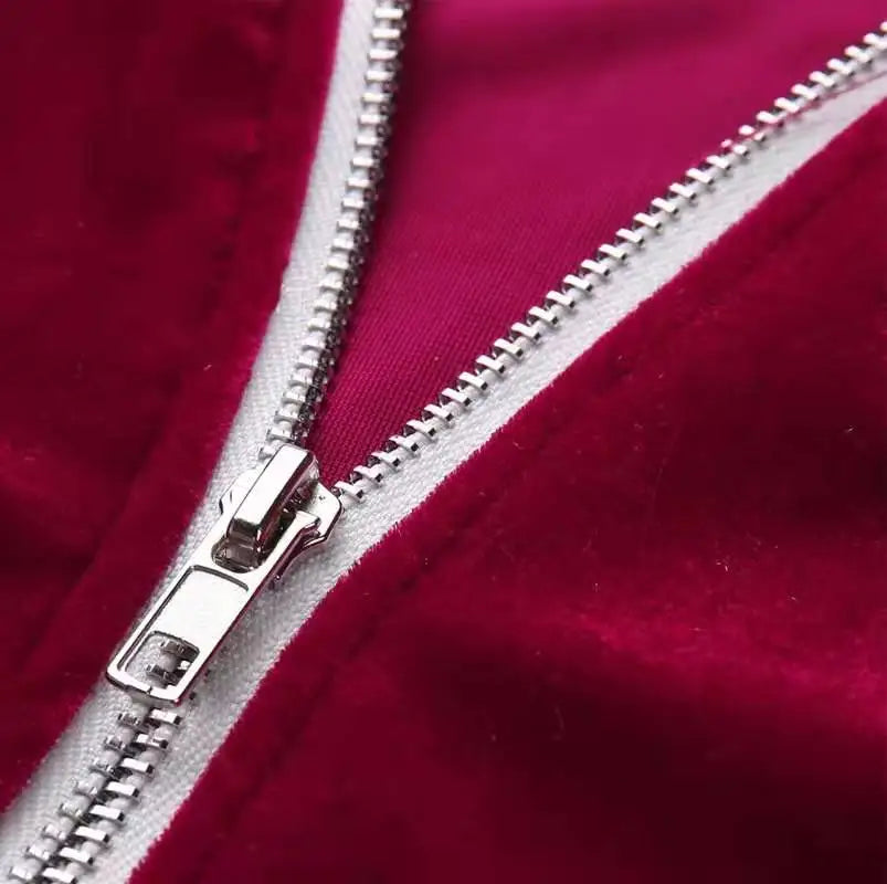 Spring Autumn Men's Velvet Set Sport Two Piece Suit Male Plus Velour Hoodies Pants Sweatshirt Sportswear Tracksuit For Men 5XL.