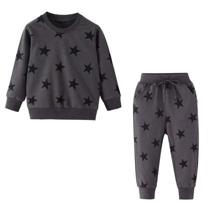 Little maven Spring Suit for Boys Clothing Sets Animal Elephant Boys Boutique Outfits 4Years Kids Clothes Cotton Sweatshirt Pant.