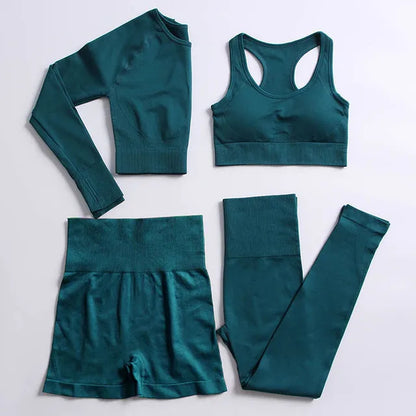 2022 Seamless Yoga Set Workout Clothes for Women Sport Set Outfit Fitness Clothing Gym Clothes Women Set Leggings Sportswear
