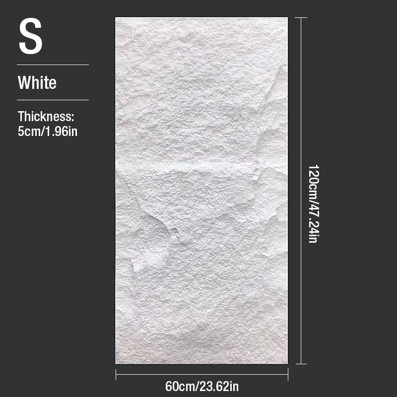 4pcs 120x60cm Home Decor 3D PVC Wood Grain Wall Paper Brick Stone Wallpaper 3D wall panel Living Room Bedroom Wall Sticker Decor