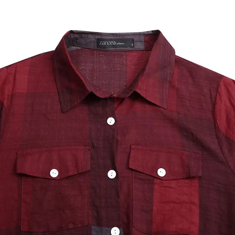 ZANZEA Party Vintage Leopard Robe Frauen 2025, Herbst Casual Langarm Maxi Lange Vestidos Kleid Mode Übergroßen Hemd Sommerkleid