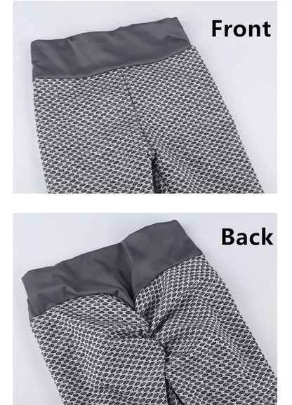 Hohe Taille Dot Yoga Hosen Patchwork Fitness Leggings Frauen Workout Push-Up-Leggings Activewear Knöchel Länge Feminina Jeggings.