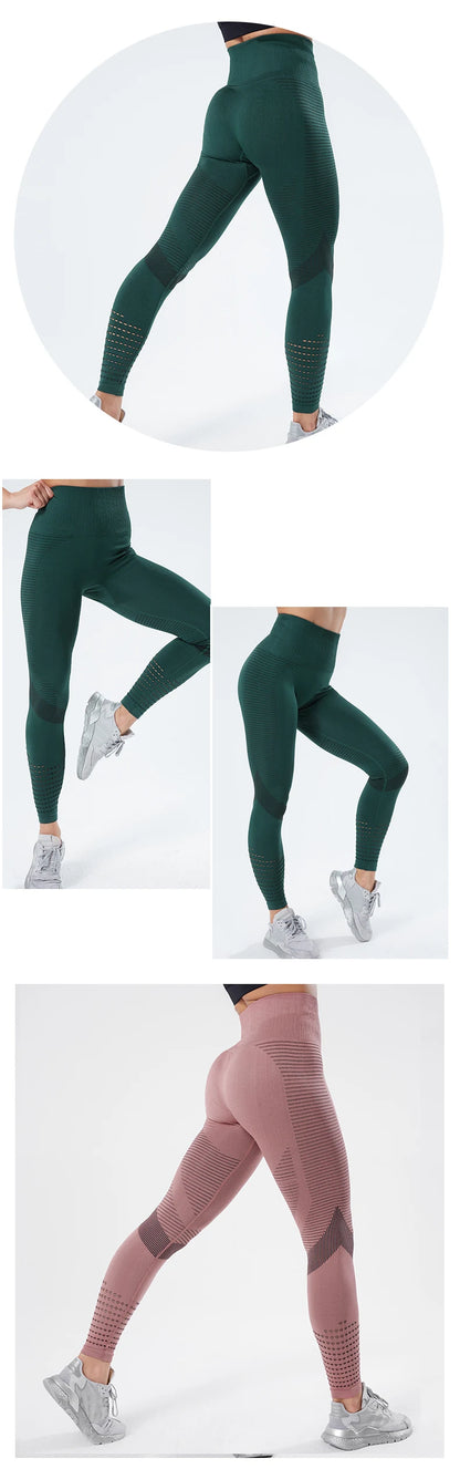 Frauen Fitness Leggings Hohe Taille Nahtlose Leggings Sportswear Atmungsaktive Weibliche Workout Legging.
