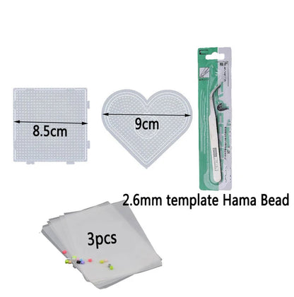 72 colors 24 colors 2.6mm Perler Fuse beads Iron beads Kit Hama beads 3D Puzzle DIY Toy Kids Creative Handmade Craft Toy Gift.