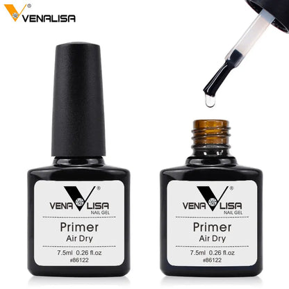 VENALISA Factory Water Based Primer Gel Non-Need Lamp Fast Dry Anastomosis No Acid Primer Gel Base Coat Color Nail Gel Polish.
